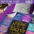 thumbnail image 4 of LHSHID Gigi Throw Blanket for Grandma Mother's Day Birthday and from Grandchildren with Beautiful Design and Soft Texture 50"x60", 4 of 9