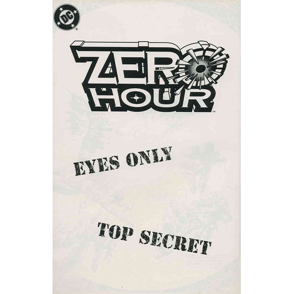 Zero Hour: Crisis in Time Ashcan #1 VF ; DC Comic Book