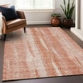 thumbnail image 6 of Addison Rugs Mayfield Washable Transitional Stripes Coral Rectangle Rug, 3' x 5', 6 of 6