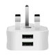 thumbnail image 1 of Adaptador Cargador Pared Corriente USB Enchufe Británico 3 Pines para Tableta (2USB), 1 of 6