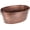 Antique Copper, variant on Copper Galvanized Metal Pet Storage Basket 25-Quart for Blankets, Leashes and Dog Toys