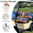 thumbnail image 6 of Jeiento Hawaiian Golf Cart Seat Covers 2 Passenger Universal Club Car Golf Cart Seat Covers Palm Tree Golf Cart Seat Towel Gifts for Women Men, 6 of 7