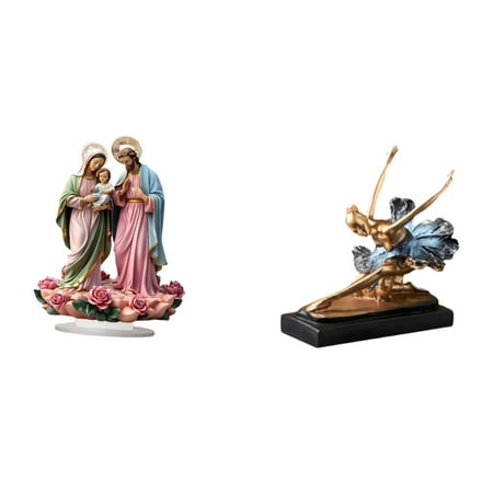 FVDPWYE 2D Acrylic Ballet Dancer Desktop Decor DIY Unique Gift Tabletop Ornament Home Decor for Holiday Corner Fireplace Ballerina Girls Statue