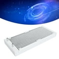 thumbnail image 4 of 277 Mm Water Cooling Radiator Dual 120 Mm Fan Mounts 12 Tubes Water Cooler Heatsink Radiator, Aluminum Alloy DIY Computer Heat Exchanger Radiator for PC Water Cooling, 4 of 7