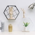 thumbnail image 4 of Storage Rack Iron Wall Mount Rack Wall Organizer for Book Magazine, 4 of 10