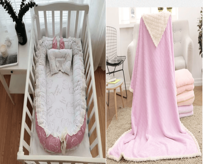 blanket in bassinet