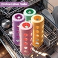 thumbnail image 6 of Micebay 4-Pack Reusable Clear Glass Water Bottles with Lids, 18 oz Glass Juice Bottle with Silicone Sleeves & Stainless Steel Cap, BPA Free Leak-Proof, 6 of 11