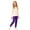 A#Dark Purple958, variant on Byoo Toddler Girl's Solid Leggings Lightweight Elastic Waist High Rise Tights Trousers Kids Soft Daily Pull-On Tights Pants