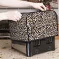 thumbnail image 7 of Pofeuu Leopard Print Toaster Cover 4 Slice, Bread Dust Cover & Fingerprint Protection, Kitchen Small Appliance Covers(Toaster Cover), 7 of 7