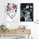thumbnail image 2 of Set 2 Cuadros Arte Moderno Mujeres Flores En Lienzo Canvas, 2 of 4