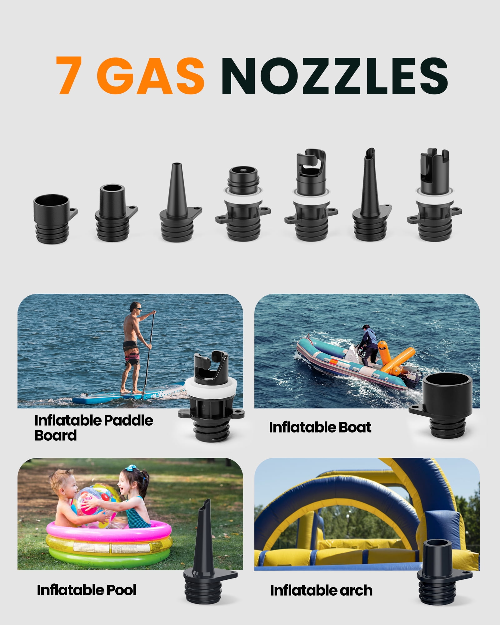 OutdoorMaster 20PSI High Pressure 74Wh Rechargeable SUP Air Pump Electric Shark 3 - Auto-Off & Deflation,12V DC & Type-C Input, for Inflatable Stand Up Paddle Boards, Boats