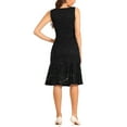 thumbnail image 3 of INSPIRE CHIC Lace Dress for Women's Cocktail Boat Neck Sleeveless Evening Sheath Dresses, 3 of 5