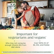 MegaFood Vegan Vitamin B12 - Vitamin B6, Folic Acid - Nervous & Heart Health - 30 Servings