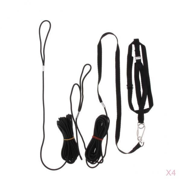 Arnés De Pájaro Ajustable Para Correa De Loro Al Aire Libre De 4 Piezas Para Pájaros Peque?os A Grandes Sunnimix Arnés de aves Correa para loros