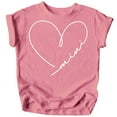 thumbnail image 2 of Mommy & Me Matching Mama & Mini Doodle Heart Shirts & Bodysuits for Kids & Adults Mauve Shirt 2T, 2 of 3