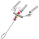 thumbnail image 4 of Bird Cage Bell Decor Silver Durable Stainless Steel Parrot Diversion Bells for Playing, 4 of 5