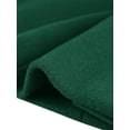 thumbnail image 5 of GRACE & GRANDEUR Women's Plus Size Overcoat Single Breasted Belted Long PeaCoat Green 1X, 5 of 5