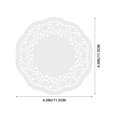 thumbnail image 2 of 200Pcs Hollow Lace Stickers Beautiful Paper Art Stickers Scrapbooking Ornament, 2 of 7