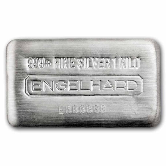 1 Kilo Silver Cast Bar - Engelhard Revived