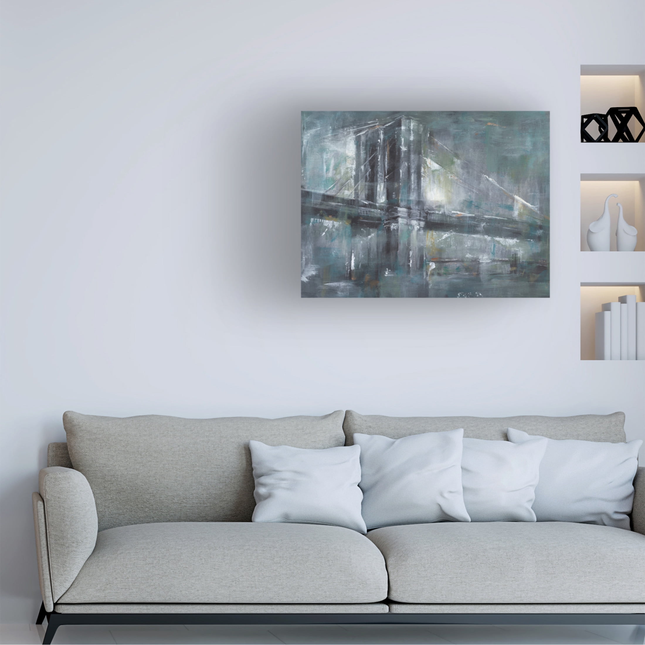 Trademark Fine Art Ethan Harper  Illuminated Crossing II Canvas Wall Art
