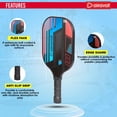 thumbnail image 2 of Pickleball Paddle Set Of 1, Carbon Fiber Pickleball Paddle, With Premium Bag | For The Perfect Balance Between Power & Finesse, 2 of 5