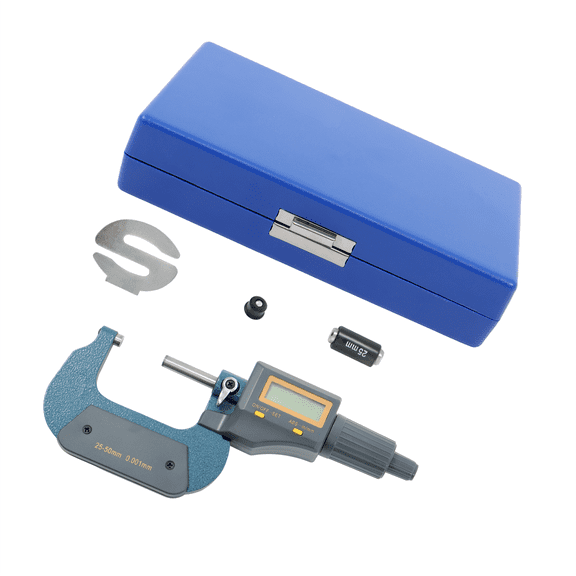 0.00005" 1-2" Digital Electronic Micrometer Is Reliable And Durable 25-50mm