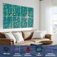 thumbnail image 3 of 8 Pack Art Acoustic Panels Sound Absorbing seamless music notes Decorative Soundproof Wall Panels Self Adhesive for Nursery Game Room Bedroom 48"x32", 3 of 6