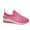 Hot Pink, variant on CQONEPT Walking Tennis Shoes for Womens Knit Slip on Breathable Mesh Sneakers Comfortable Sneaker Elastic Sock Slip On Lightweight Non-Slip Fall Shoes Size 6.5 Blue