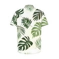 thumbnail image 4 of Yyeselk Mens Hawaiian Shirt Short Sleeve Vintage Graphic Print Button Down Shirts Casual Comfort Summer Beach Hawaii Shirts Green XXXXXL, 4 of 5