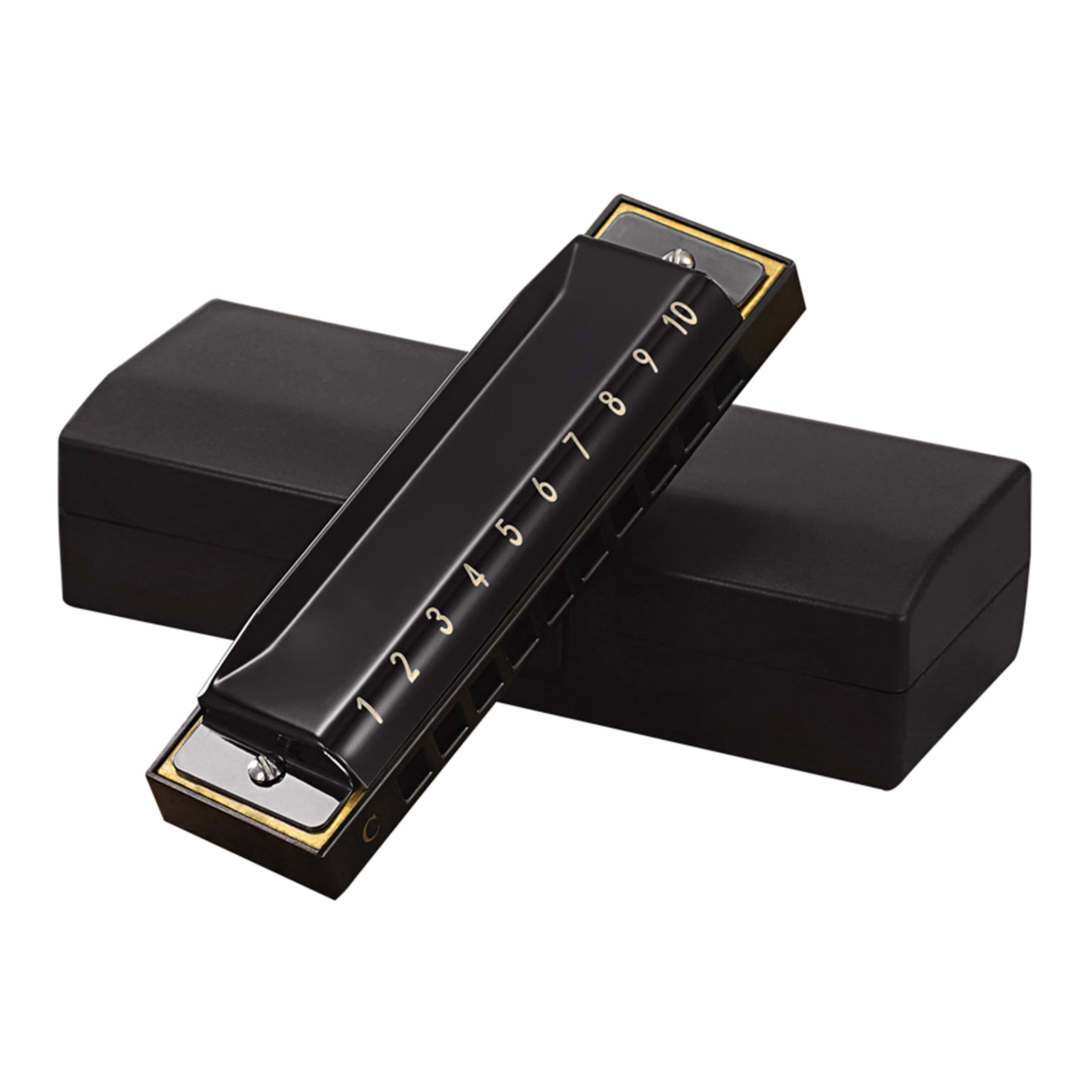 10 Holes 20 Tones Chromatic Harmonica,C for Key Harmonica for