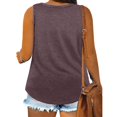 thumbnail image 5 of AherBiu Plus Size Tank Tops for Women Ruched Loose Summer Casual Sleeveless Tunic Tops to Wear with Leggings, 5 of 8