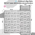 thumbnail image 5 of Black and White Baseball Caps Pattern Toddler Nap Mats for Kids Preschool,Sleeping Mat Bag or Kids,Toddler Sleeping Bag,Toddler Nap Mat or Daycare, 5 of 6