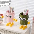 thumbnail image 6 of Sylvtty Pen Holder Stand for 20 Pens Cartoon Big Eyes Design Large Caliber Round Workmanship Pen Caddy Pen Storage Rack, 6 of 7