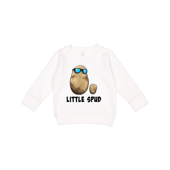 Inktastic Little Spud Potato Father and Child Toddler Sweatshirt