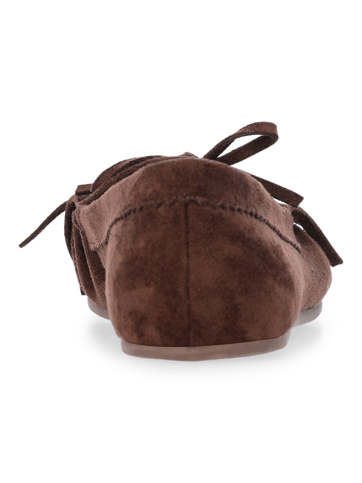 Time and Tru Women's Fringe Suede Moccasins