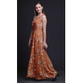 thumbnail image 4 of Bimba Robe Longue Débardeur Maxi pour Femme à Col Rond Imprimée, Robe de Soirée - Petit, 4 of 5