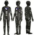 thumbnail image 3 of ZUITEH Power Rangers Cosplay Kids Jumpsuit Fancy Dress Costume Halloween Party Playsuit Kids Halloween Costume Boys Superhero Cosplay Bodysuit Jumpsuit Black, 3 of 8