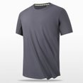 thumbnail image 2 of cfhntfmh Lightweight Short Sleeve T-Shirt for Men Quick Dry Workout Running Athletic Tee Shirt Tops Base Layer Undershirt, 2 of 7