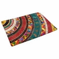 thumbnail image 2 of SUNENAT Colorful Tribal Ethnic Aztec in Sun Design Doormat Anti-Slip Entrance Mat Floor Rug Indoor/Outdoor/Front Door Mats, Rubber Backing 23.6"(L) x 15.7"(W), 2 of 5