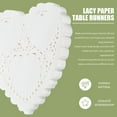 thumbnail image 4 of Guyelim dollies for plates 300Pcs Paper Doilies Heart Shape Paper Doilies Cake Dessert Packaging Pads Tableware Decoration 4inch, 4 of 10