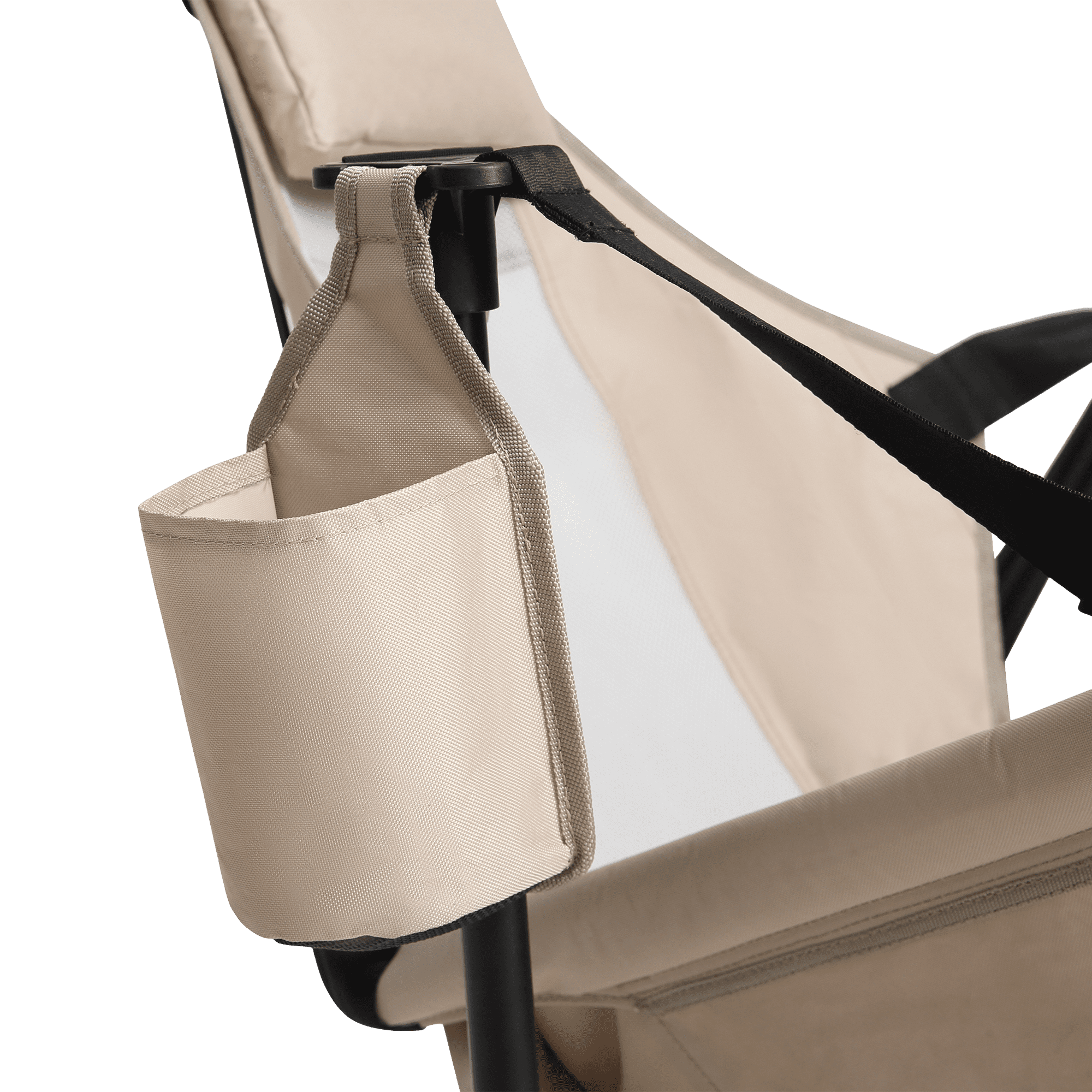 Leumius Hammock Camping Chair,Oversized Folding Camping Chair with Pillow Cup Holder, Recliner with Carry Bag for Outdoor Travel Lawn Backyard,Khaki