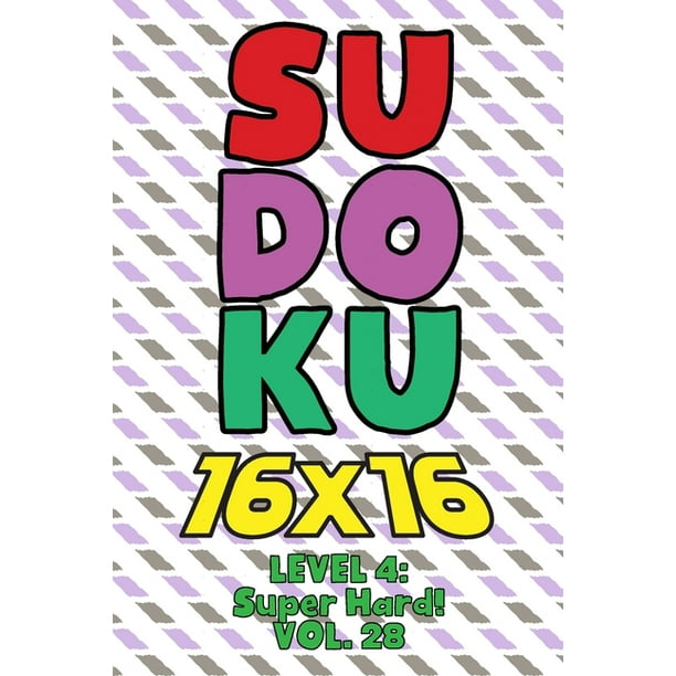 sudoku 16 x 16 level 4 super hard vol 28 play 16x16