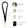 thumbnail image 3 of Stretchy Scrunchie Lanyard for ID Badges - Cute  Lanyard for  | Retractable  Holder for Women, 3 of 6