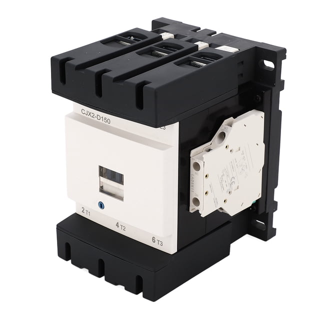 Contactor CA trifásico, bobina de cobre, contacto de plata, 3P, 1NA, 1NC, contactor eléctrico, 150 A, 50/60 Hz