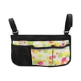 thumbnail image 1 of Bolsa lateral para silla de ruedas portátil con portavasos para sillas de movilidad en el hogar y viajes círculo Yuyangstore Bolsas laterales para sillas de ruedas, 1 of 8