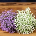 thumbnail image 4 of Clearance BANEX Flowers For Artificial Tiny Faux Wedding Bouquet Decorations Flower Stems Lilac Flowers Floral Party Decorations Lilacs Artificial Flowers Clearance Sales Purple, 4 of 5