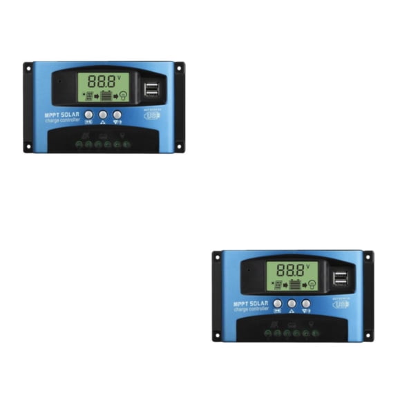 Bearachild Solar Charge Controller Dual USB Regulator 12V/24V Stabilizer Voltage 40A 2Conjunto