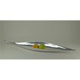 thumbnail image 1 of Modern Day Accents 8676 Alum Long Leaf Tray, 1 of 2