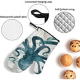 thumbnail image 3 of Octopus Oven Mitts Pot Holders Set of 4, Kitchen Gloves Potholders Heat Resistant for Chef Baking Cooking Grilling BBQ, 3 of 6