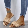 thumbnail image 6 of asdoklhq Sandals for Women Clearance Under $10,Sandals Women Flat Slippers Open Toe Comfy Beach Roman Shoes Flip Flop, 6 of 9